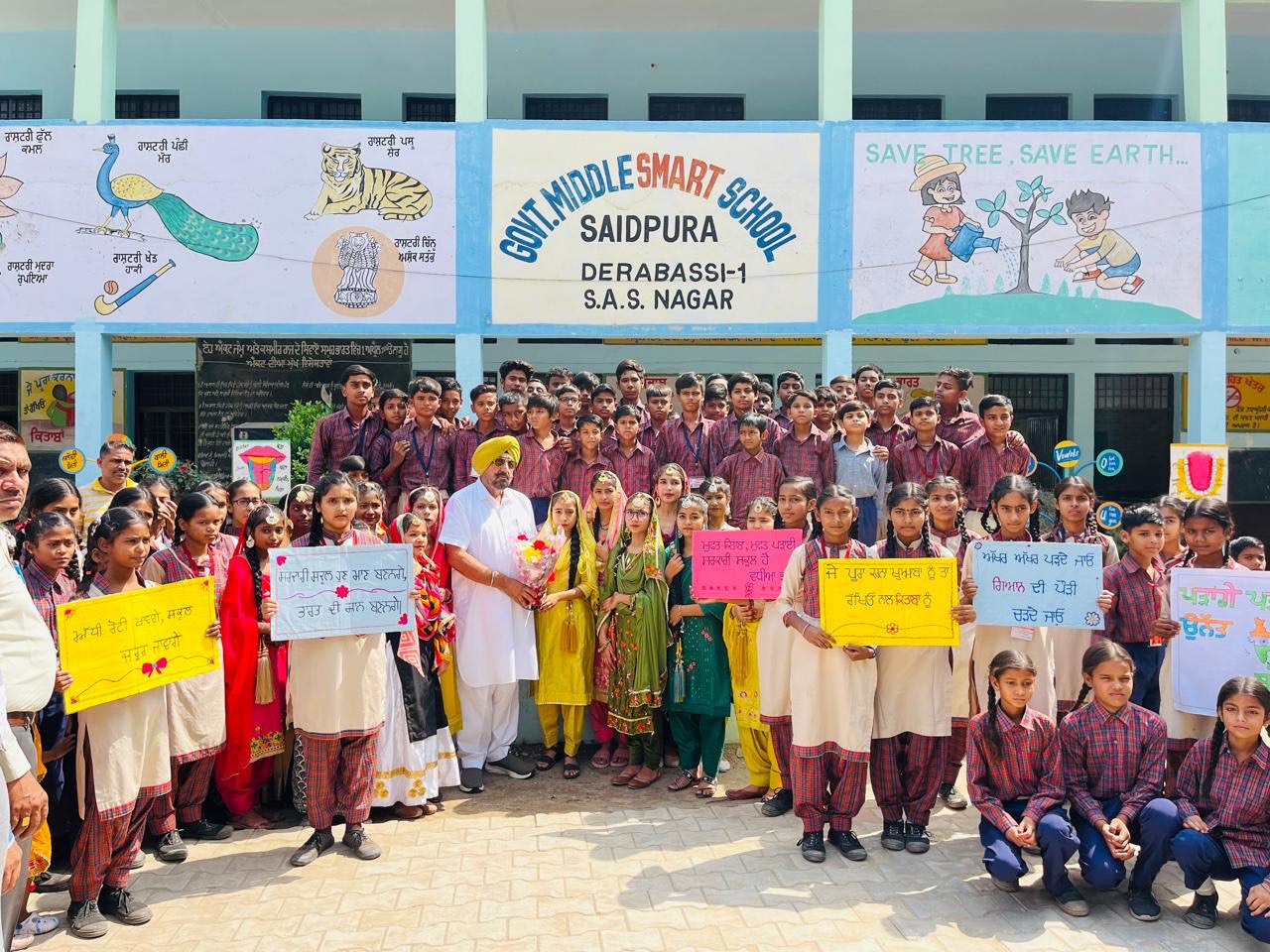 MLA Randhawa inaugurates development works in 07 schools of Derabassi constituency